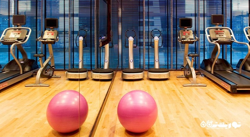 نمای سالن بدنسازی هتل